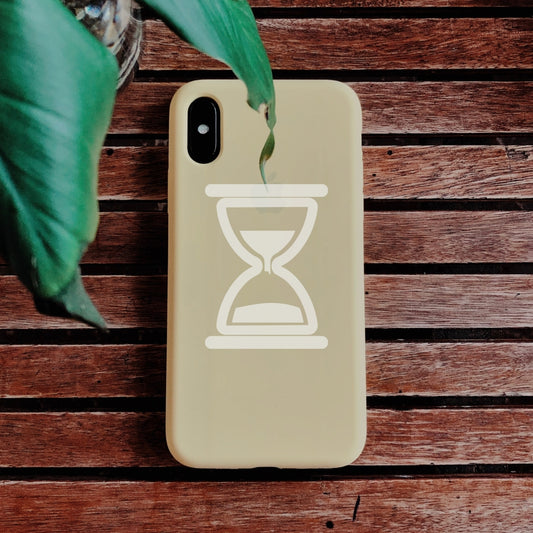 Phone case lifespan, sand watch on phone case