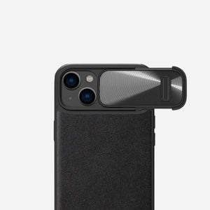 iPhone 14 Plus Case Leather (Cam Protect)