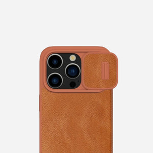 iPhone 15 Pro Case - Leather Flip